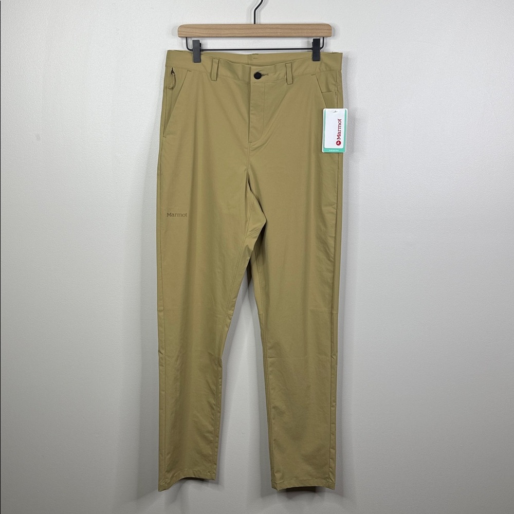 Marmot Men's Arch Rock Pant Tan Size 32 NWT Hiking Outdoor Technical Stretch